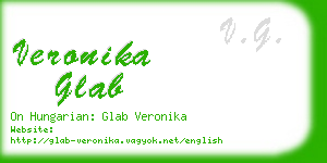 veronika glab business card